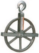 Scaffold Hoist Well Wheel 10 inch