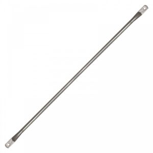 Punch hole tube style guard rails.