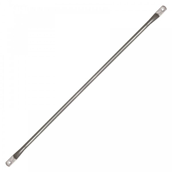 Punch hole tube style guard rails.